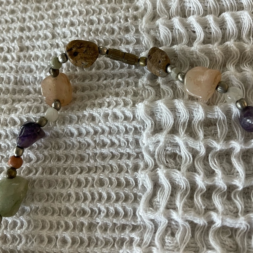 Handmade Natural Earth Stones Necklace - Picture 4 of 7